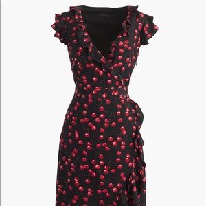 J Crew silk wrap dress size 4